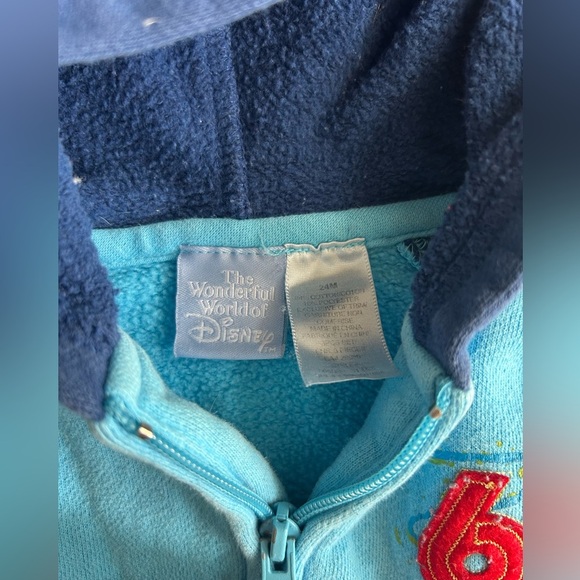 Disney Winnie the Pooh zip up hoodie size 24M - Picture 5 of 6